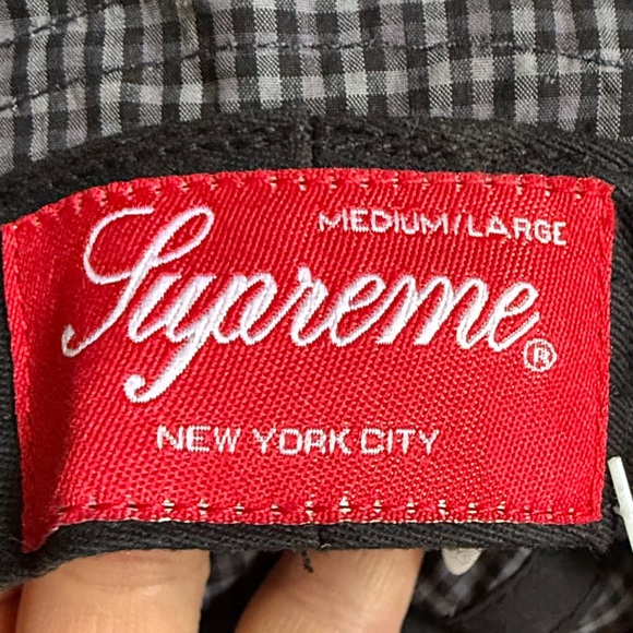 Supreme Gingham Bucket Hat M/L